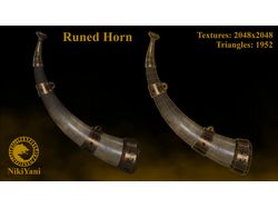 Runed horn