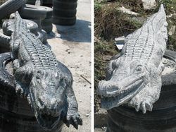 Крокодил, гранит