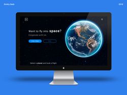 Landing page SC Space travel