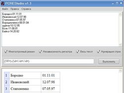 Regular expressions studio v1.3