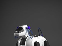 3d модель собаки робота