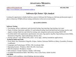 Тестирование мобильных и веб приложений, QA Test