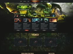 Дизайна для игрового проекта WoW