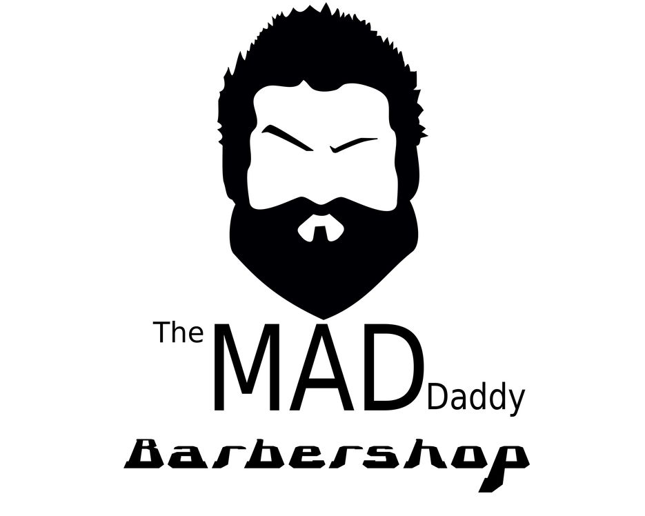 Mad dad. Барбершоп лого. Логотип Веблансер. Mad Daddy.