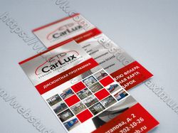 Advertising leaflets for car service centers