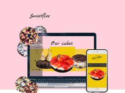 Veronika Fereletych UIX|Web Design|Cakes|Sweet