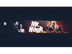 Баннер канала на Youtube Mr.Houk