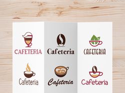 Варианты логотипа для кофейни
