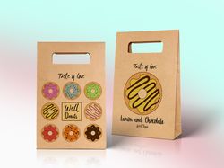 Дизайн упаковки пончиков