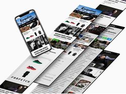 Дизайн мобильной версии сайта Esquire Kazakhstan