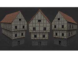 Игровая модель средневекового дома №1