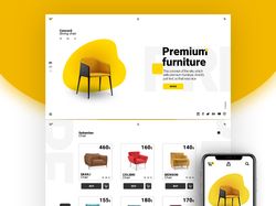 Дизайн сайта для зарубежной мебельной компании
