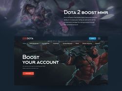 Web site for Dota 2 boost account