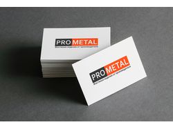Визитка и разработка логотипа PRO METAL
