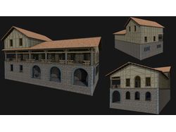 Игровая модель средневекового дома №3