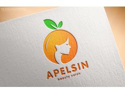 Логотип для салона красоты Apelsin