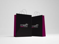 Фирменные пакеты бутика косметики "COSMO"