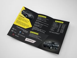 Дизайн визиток, буклетов для Автопроката.