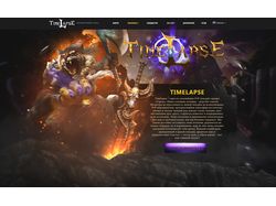 Разработка дизайн сайта для игрового проекта
