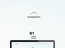 Дизайн Landing Page для Camping Fire""