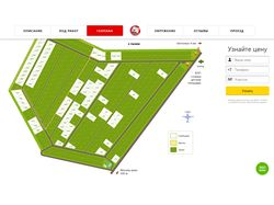 Интерактивный генплан посёлка в SVG