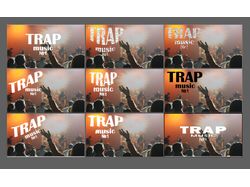 Для видио ролика красиво написать Trap music #1