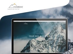 Everest - One Page Creative Agency (Landing Page)