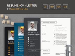 Clean Resume/CV + Cover Letter
