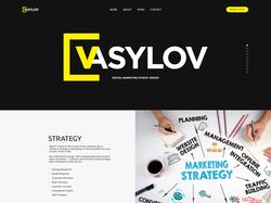 Дизайн сайта и логотипа Digital Marketing Studio