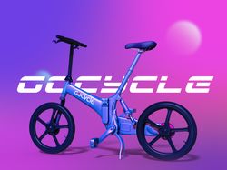 Gocycle — концепт лендинга современных велосипедов