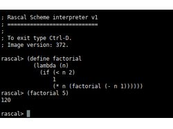 Компилирующий интерпретатор Scheme