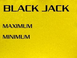 Gold Black Jack