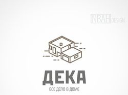 Логотип строительная компания "ДеКа"