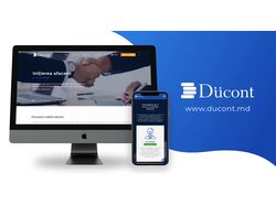 Разработка сайта для Бухгалтерской компании Ducont
