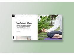 Landing page Yoga Trips