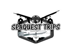 Travel and boat hunting theme logo