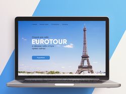 Дизайн сайта туристического агентства "EuroTour"