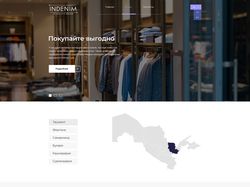 Дизайн сайта для магазина-одежды