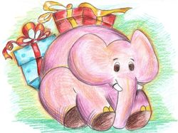 Слон-подарок