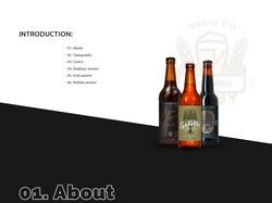 Концепт-дизайн сайта крафтового пива