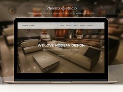 Сайт для студии по дизайну интерьера