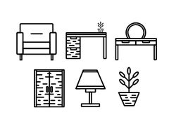 Иконки для сайта мебели