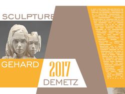 Рекламный плакат скульптора Gehard Demetz