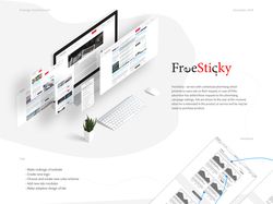 FreeSticky - service with contextual advertising