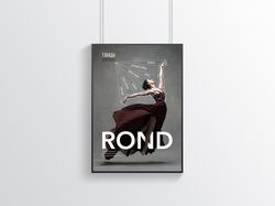 Рекламный плакат для школы танцев Rond