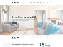 Дизайн: Krapt - шаблон для дизайна интерьеров