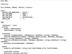Модуль для работы с файлами XML