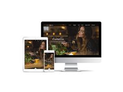 Адаптивный сайт для кафе "Camellia" на WP