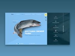 Дизайн сайта для рыболовной компании