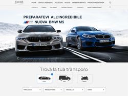 Дизайн сайта для автосалона из Италии